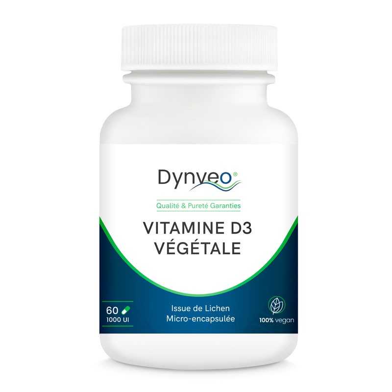 Vitamine D3 100% végétale 1000  ou 2000 UI par gélule