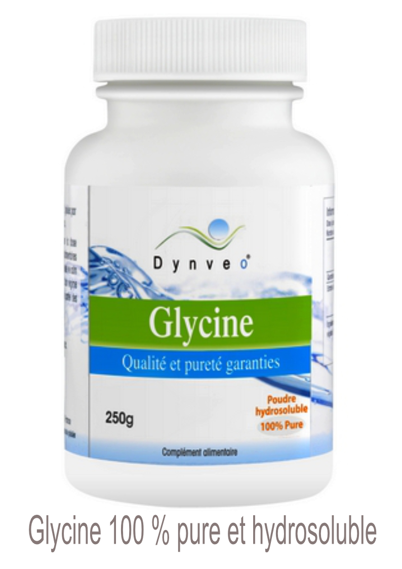 Poudre de glycine pure hydrosoluble 250 grammes