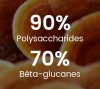 Reishi bio à 90% polysaccharides - 70% beta-glucanes -  60 gel de 200 mg