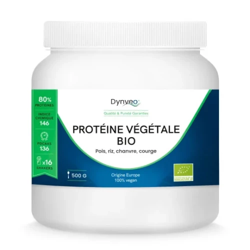 Protéines végétales Bio haute qualité 500grs ou 1 kg
